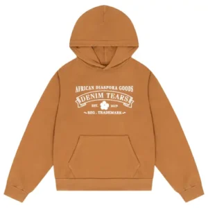 Denim Tears ADG Hoodie Washed Brown